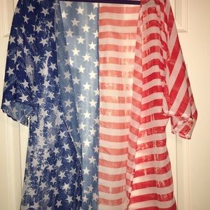 American Flag Kimono